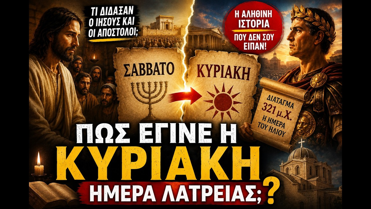 Πώς έγινε η Κυριακή ημέρα λατρείας; | Η αληθινή ιστορία που οι περισσότεροι Χριστιανοί δεν γνωρίζουν